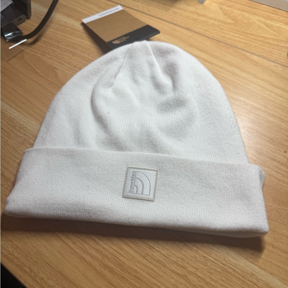 The North Face “The Dock Worker” Recycled Beanie — Gardenia White (Cream) — NWT - Picture 3 of 7